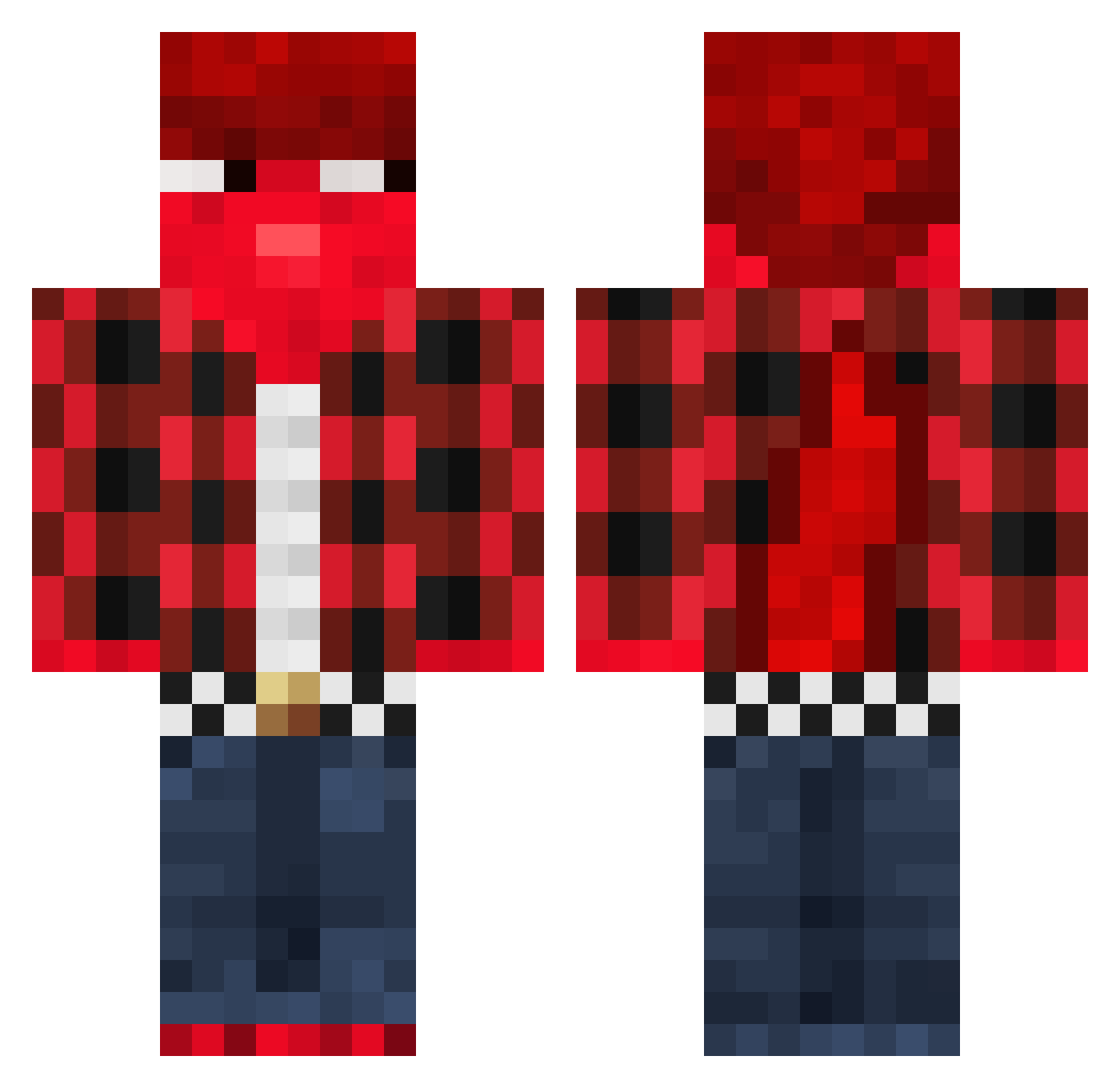 jiblet_ Minecraft skin, front and back view