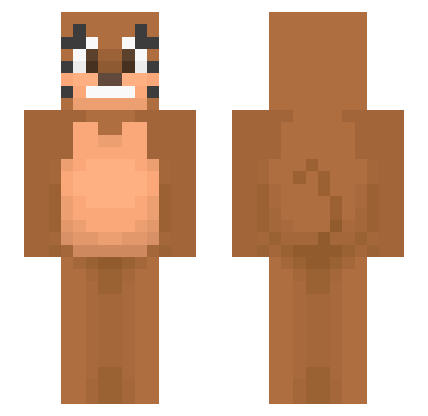 ELPRIMO27 Minecraft skin, front and back view