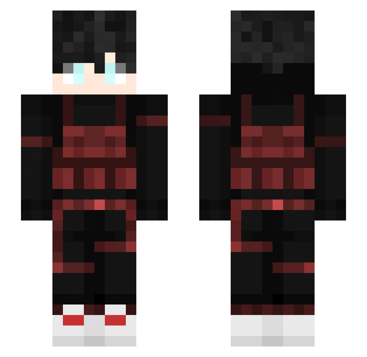 Kaka_5 Minecraft skin, front and back view