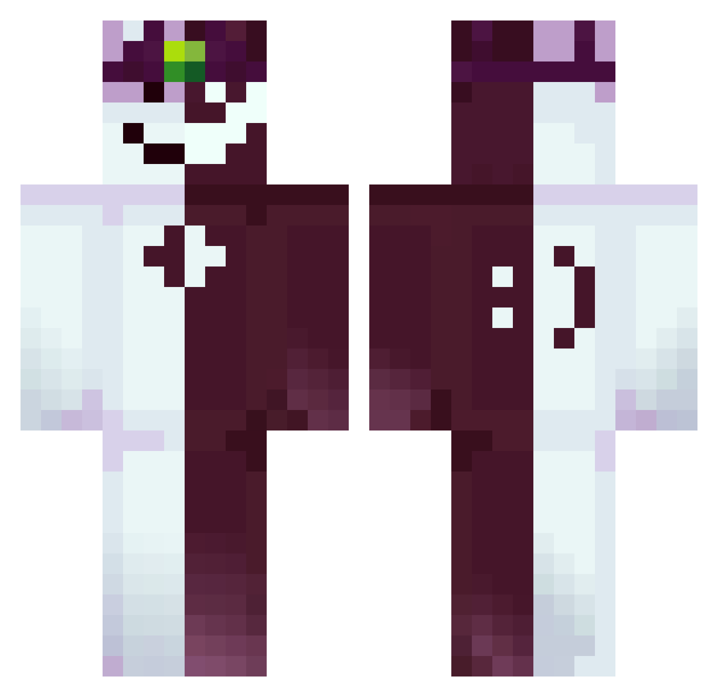 darylwithaspoon Minecraft skin, front and back view