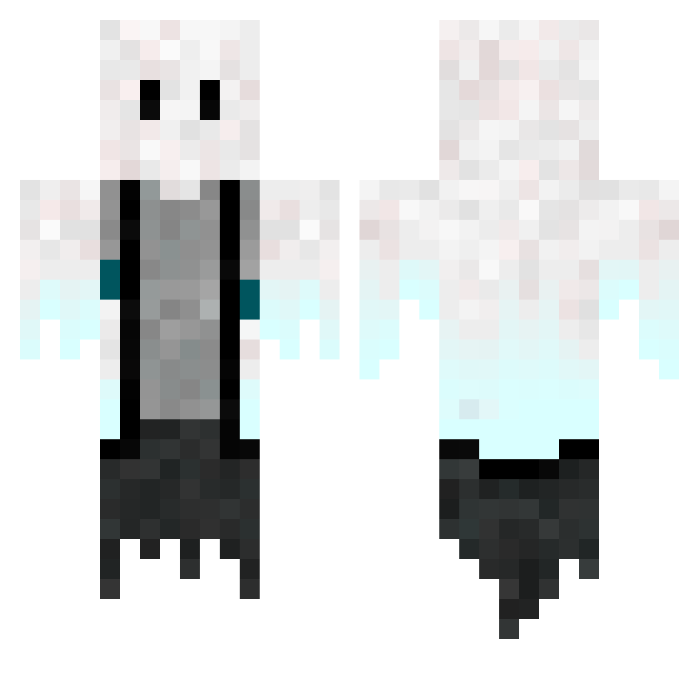 ImGhost_____ Minecraft skin, front and back view