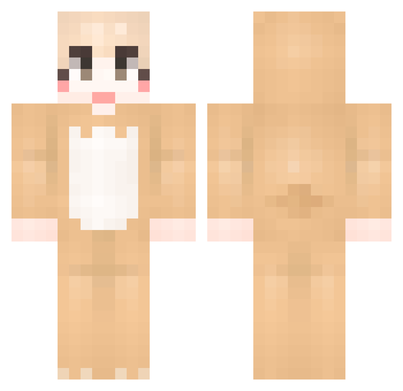 9reat Minecraft skin, front and back view