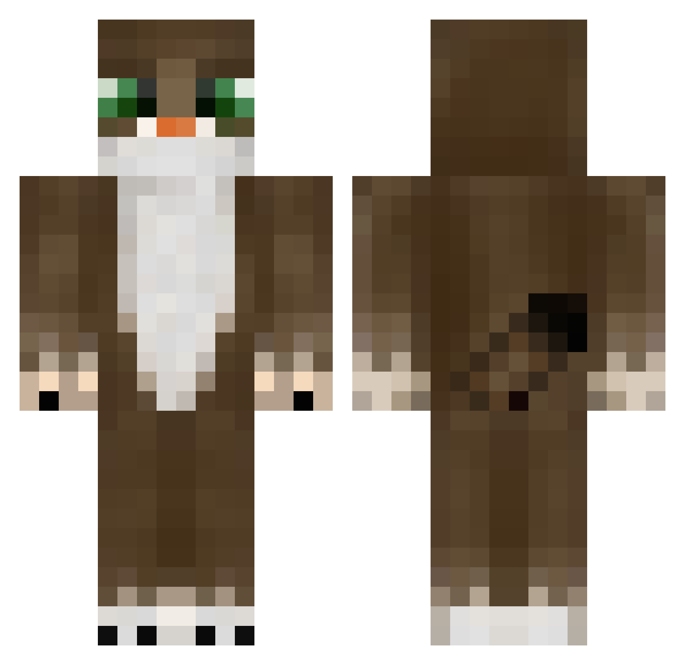 _Rocco_ Minecraft skin, front and back view