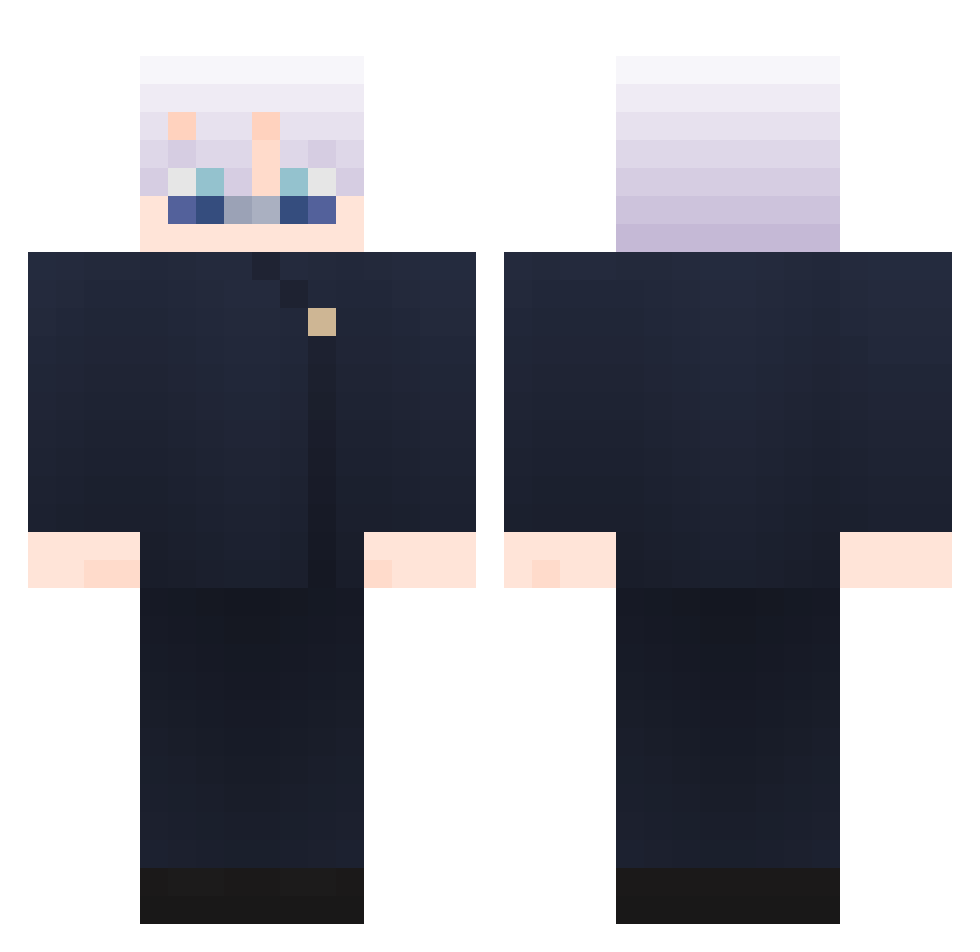 YusufKuru2012 Minecraft skin, front and back view