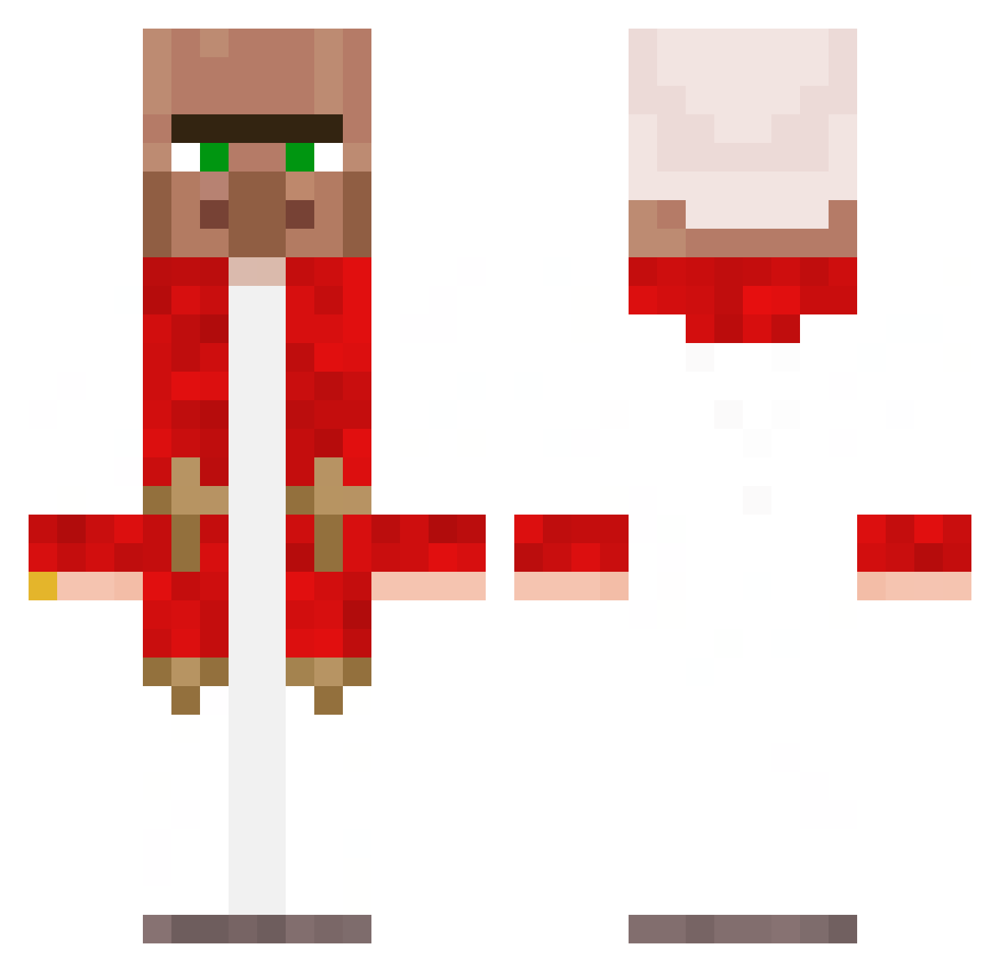 vepa_22 Minecraft skin, front and back view