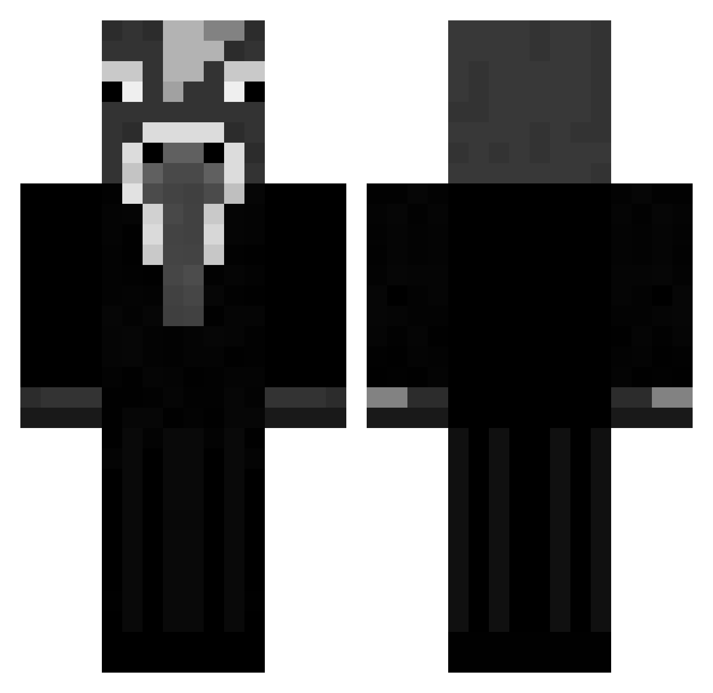 TimoxaStariy Minecraft skin, front and back view