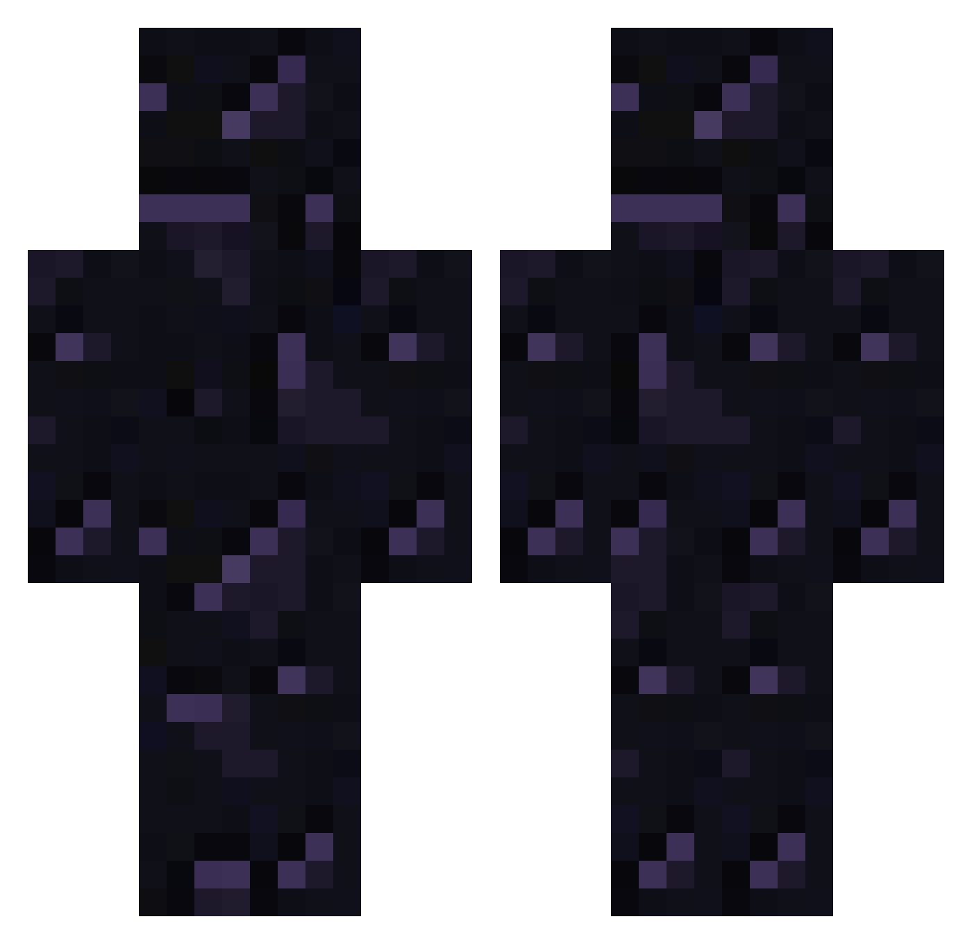 Crash6826 Minecraft skin, front and back view