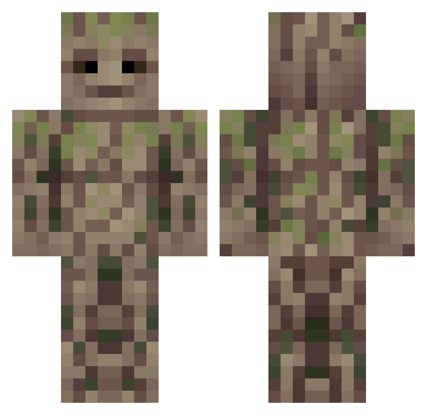 MrMenimen Minecraft skin, front and back view