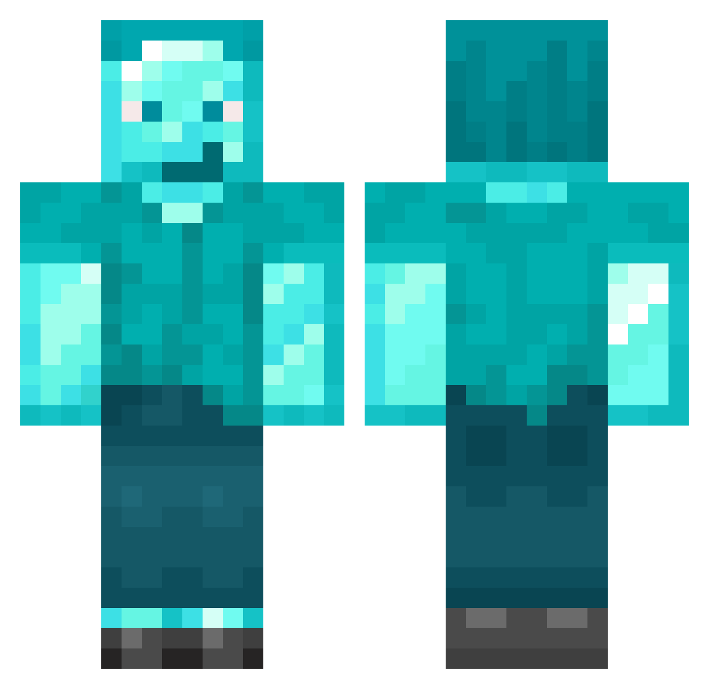 zmccandless Minecraft skin, front and back view
