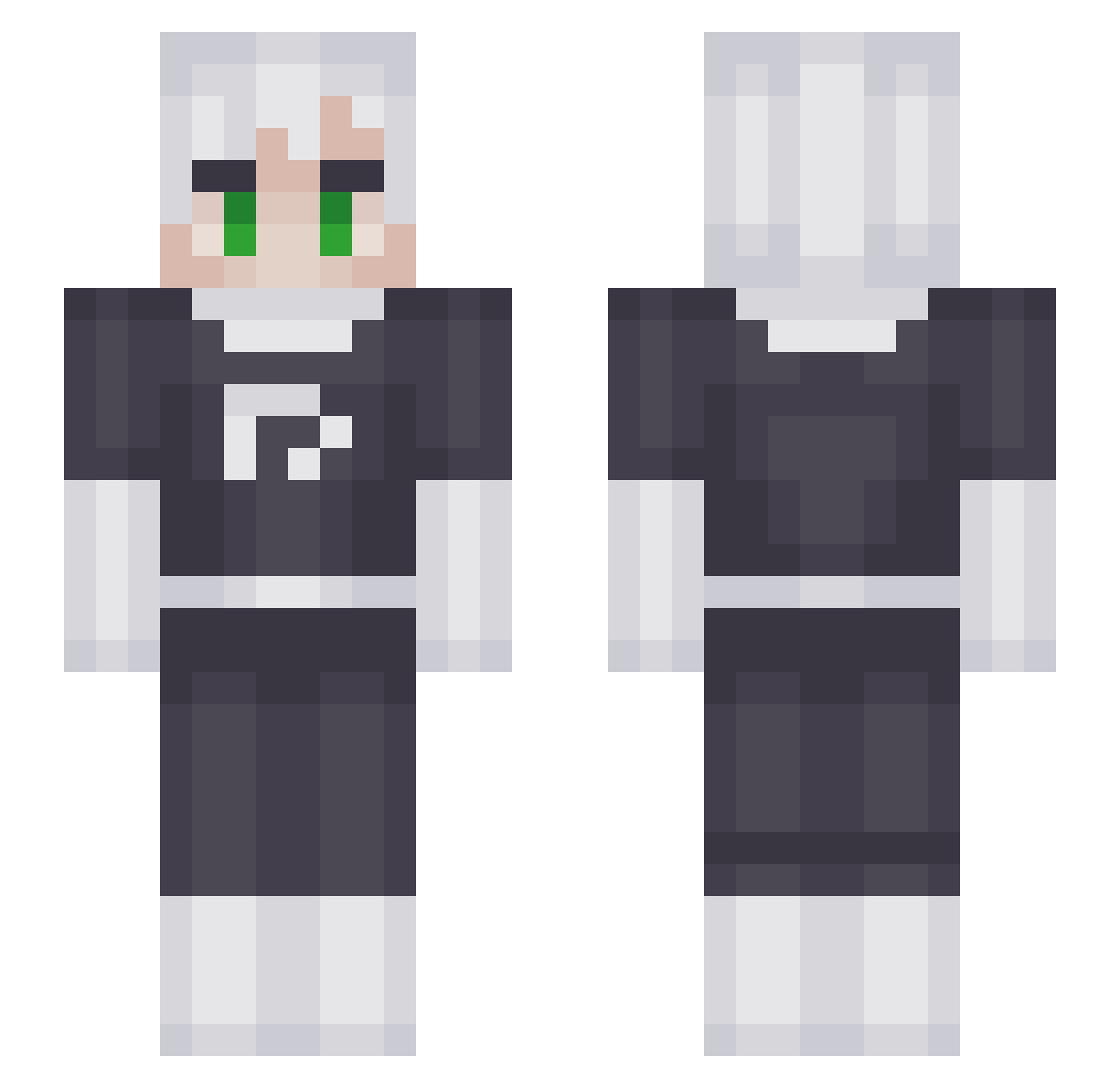 ddqnny Minecraft skin, front and back view