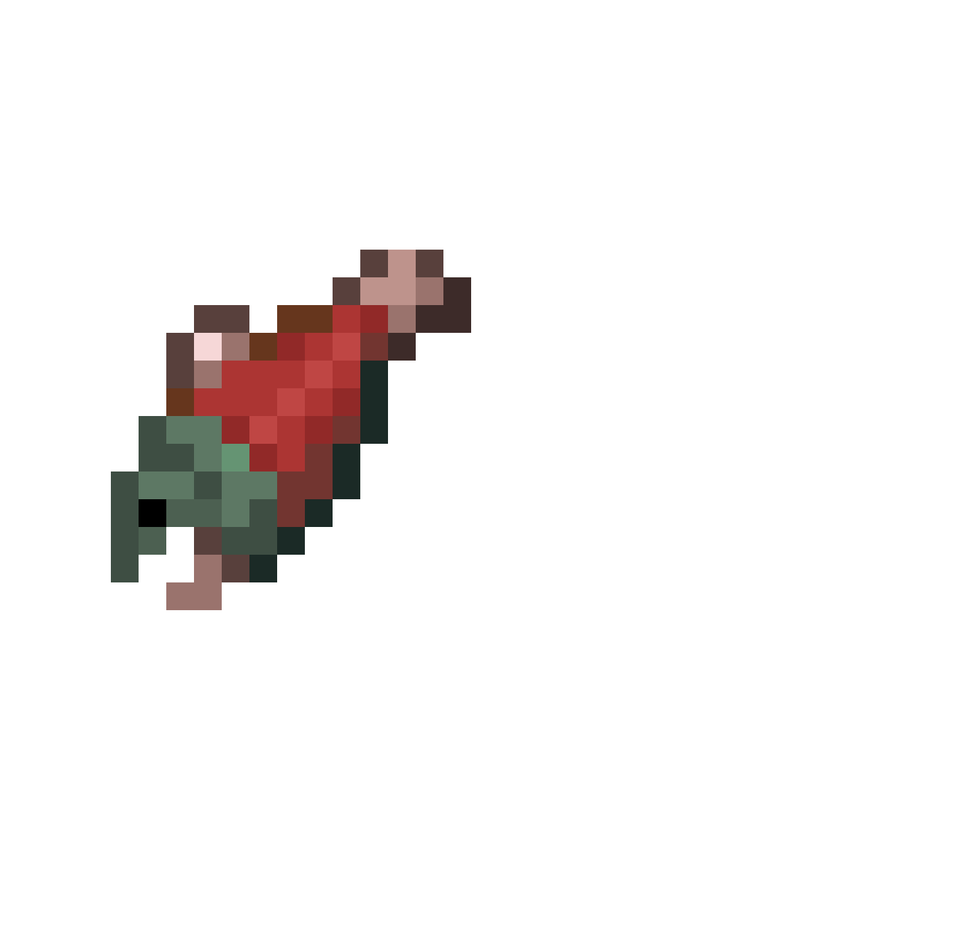 abbeytail Minecraft skin, front and back view