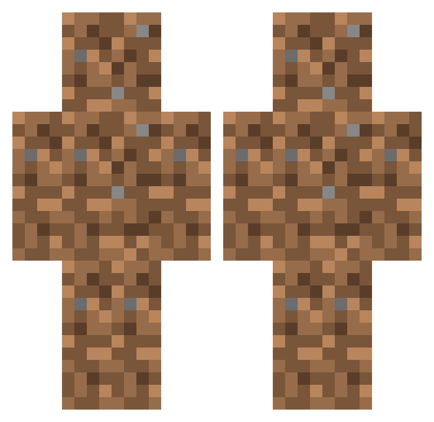 KrishyFishy_ Minecraft skin, front and back view