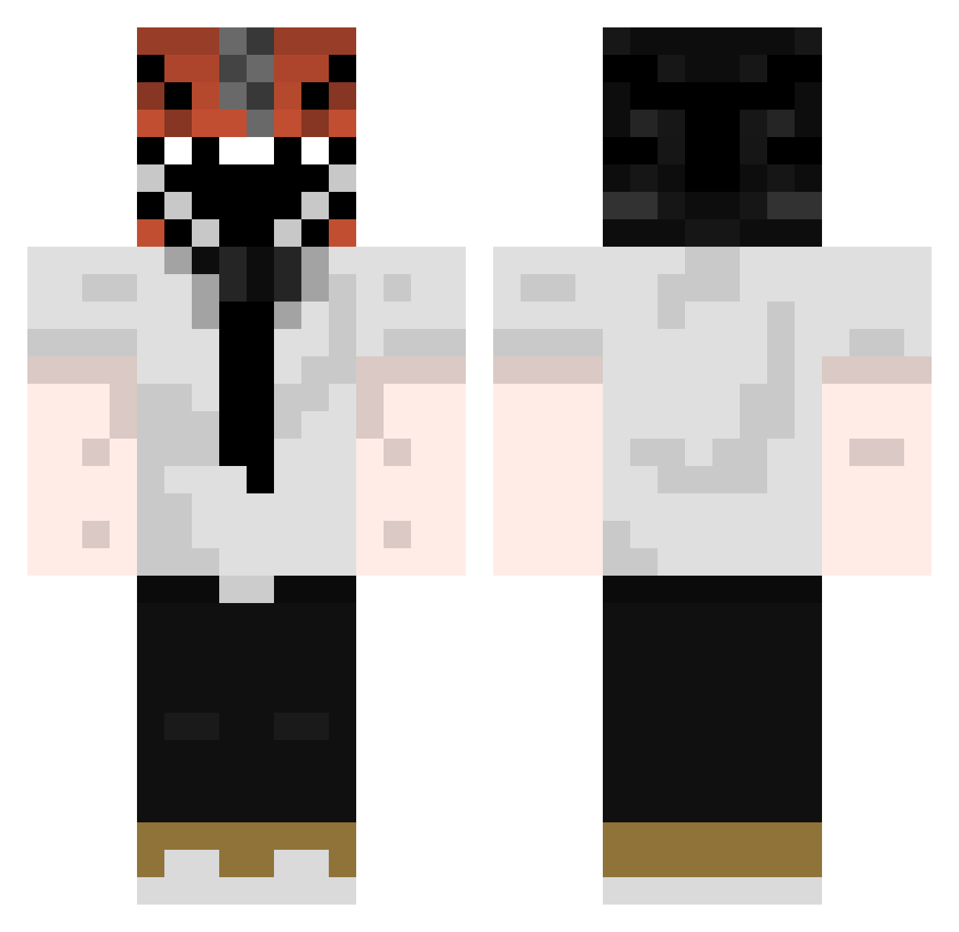 purpleblah2 Minecraft skin, front and back view