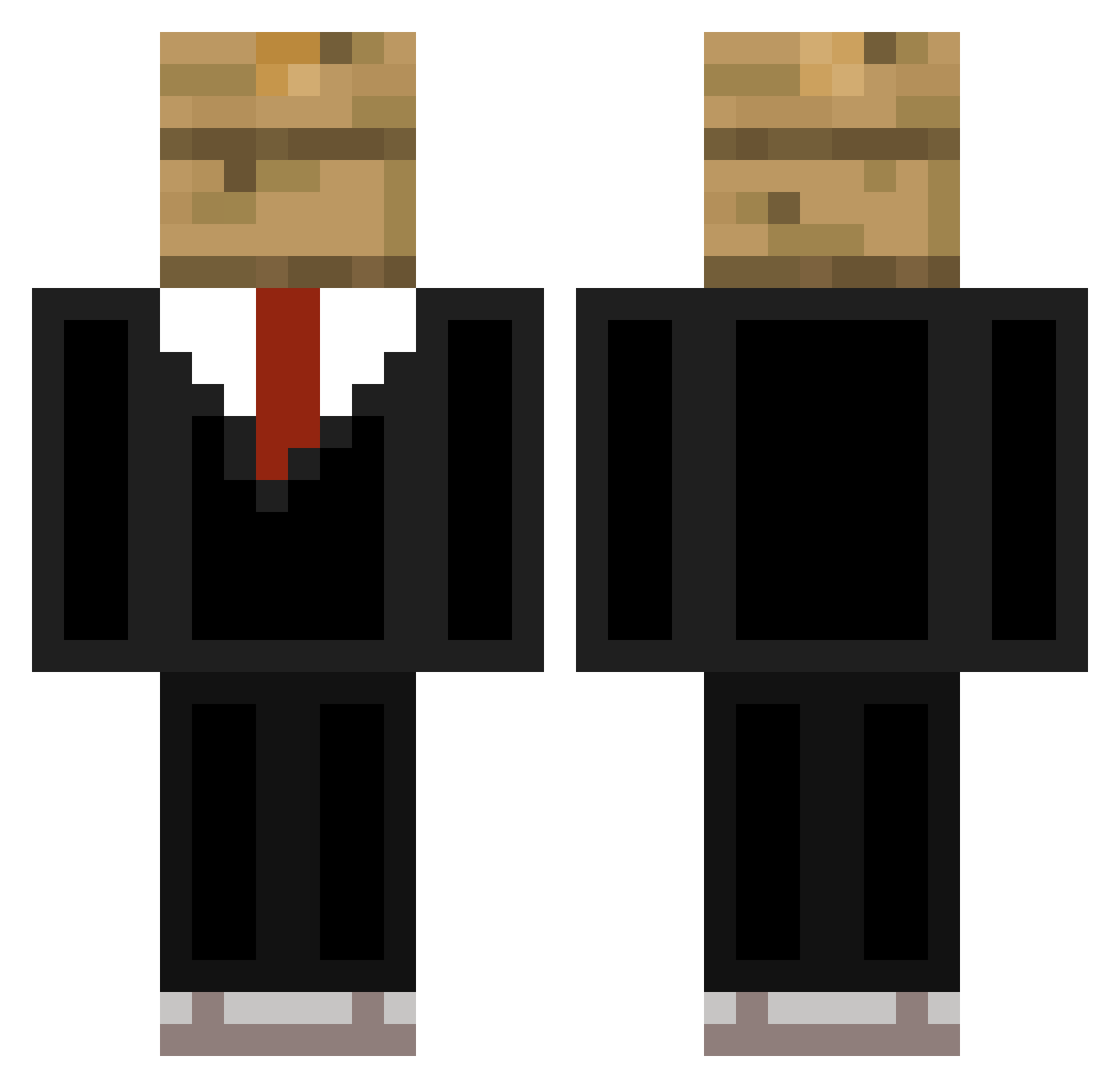 Michaelszn7 Minecraft skin, front and back view