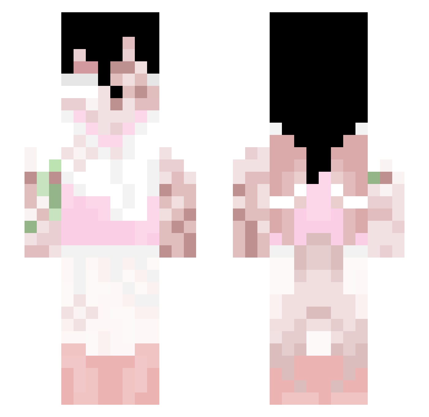 L1ttleTh4u Minecraft skin, front and back view