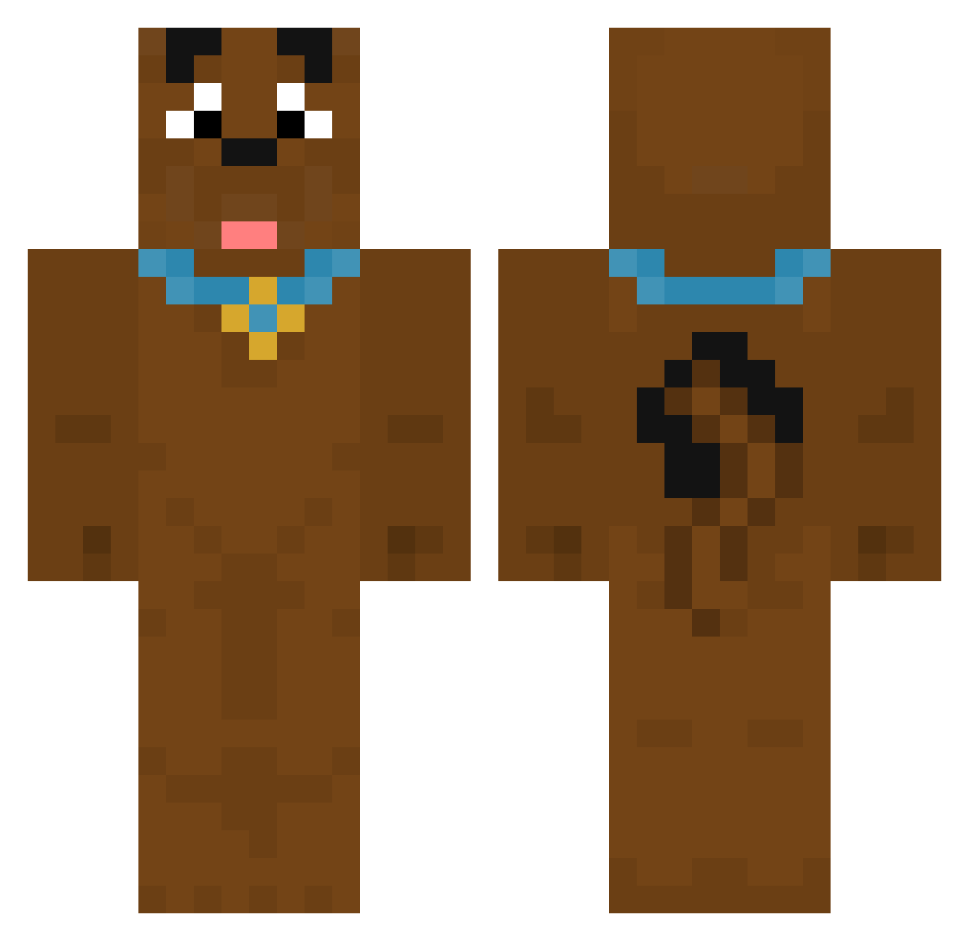Nex1q_cz Minecraft skin, front and back view