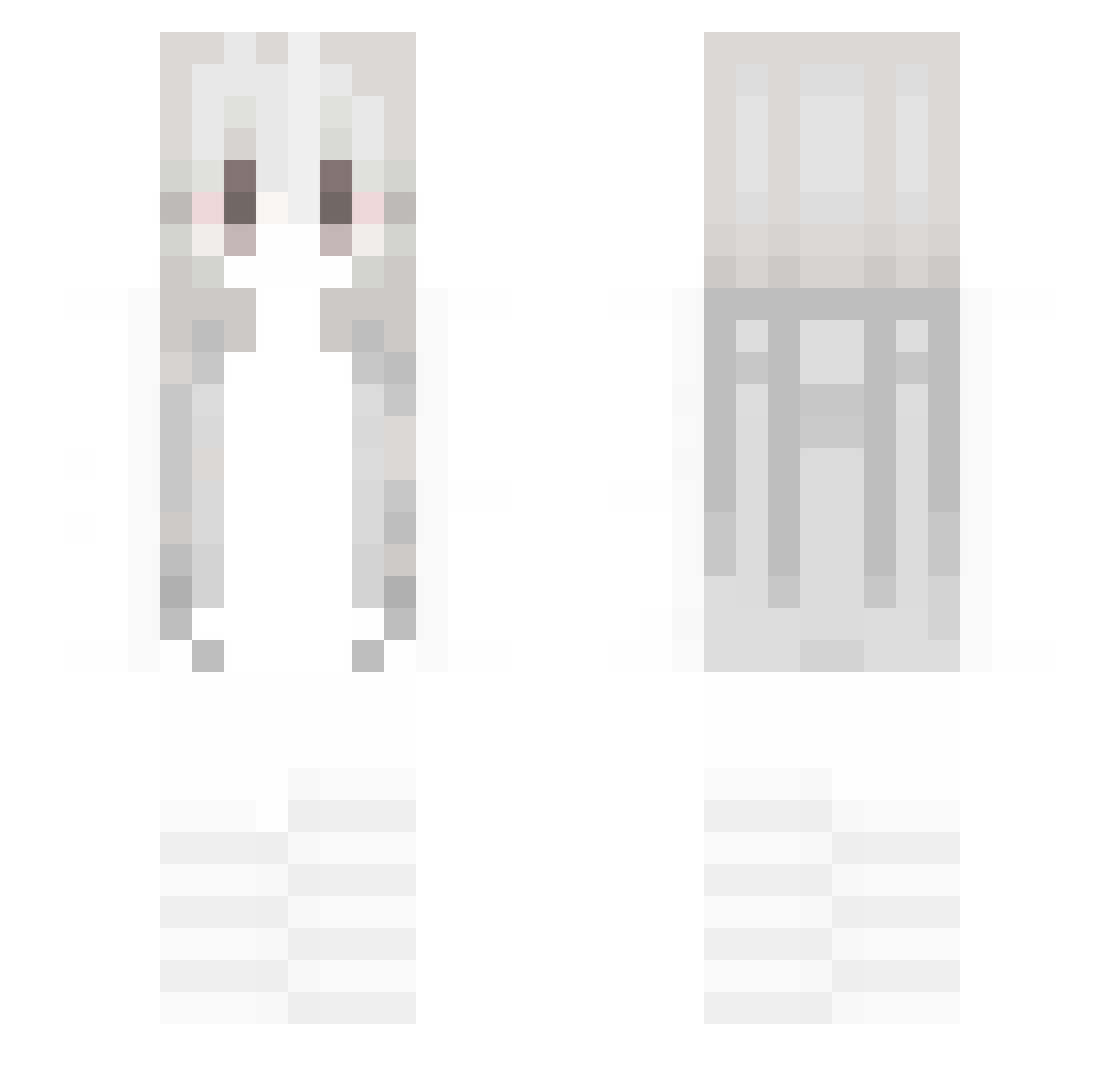 Sky_Berry1 Minecraft skin, front and back view