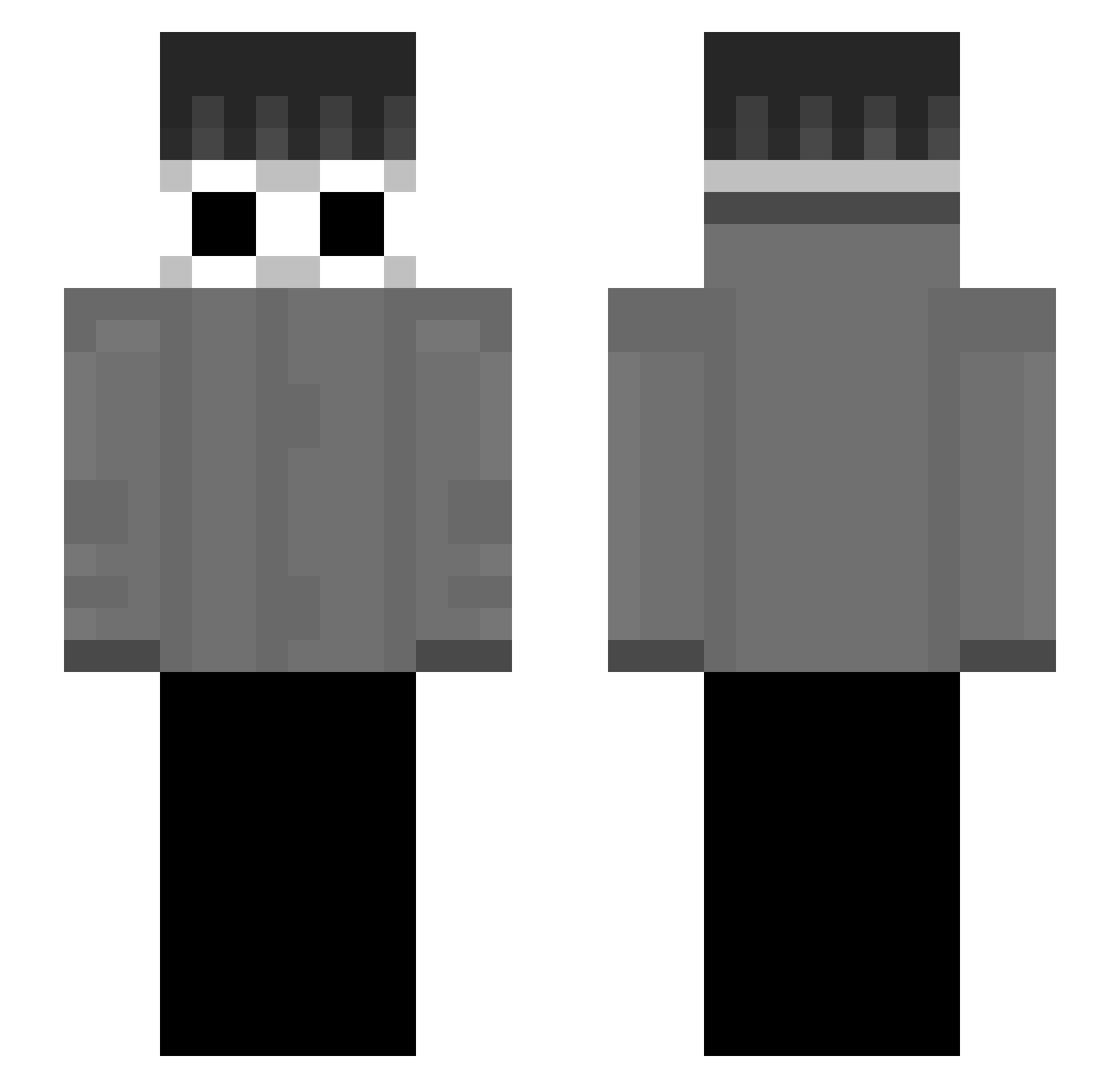 Thigool_ Minecraft skin, front and back view