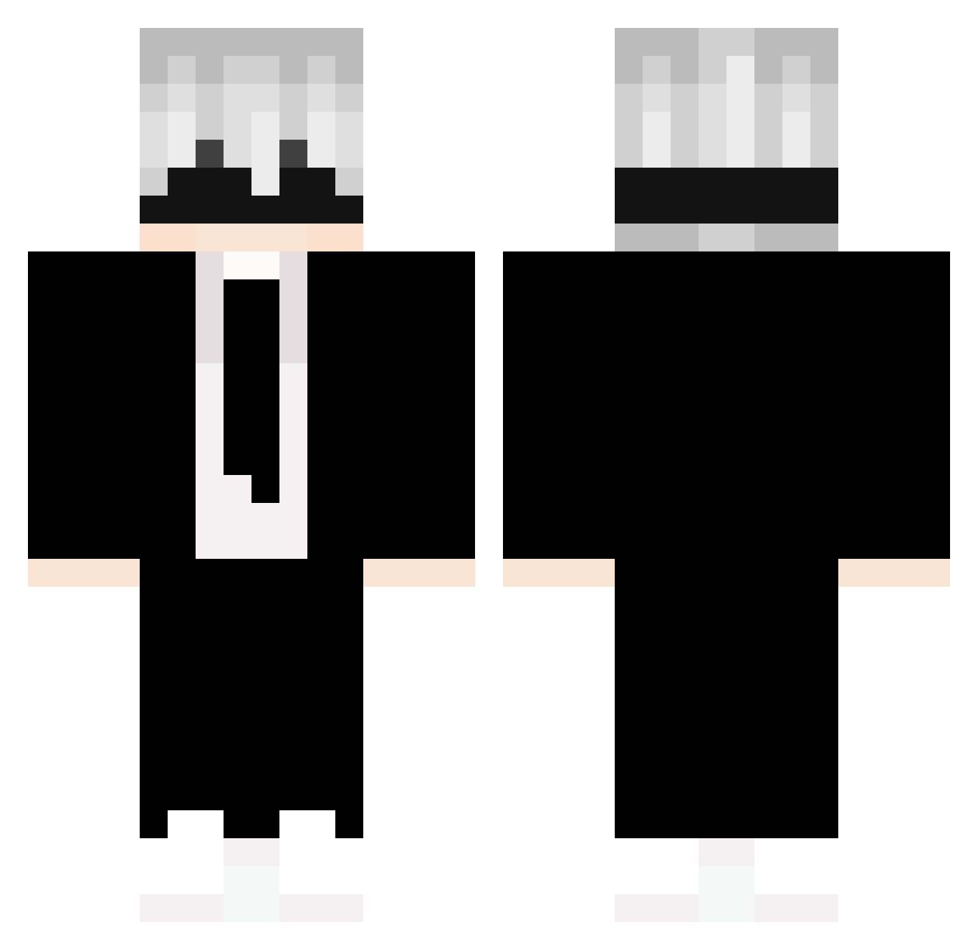 Giomygiomy Minecraft skin, front and back view