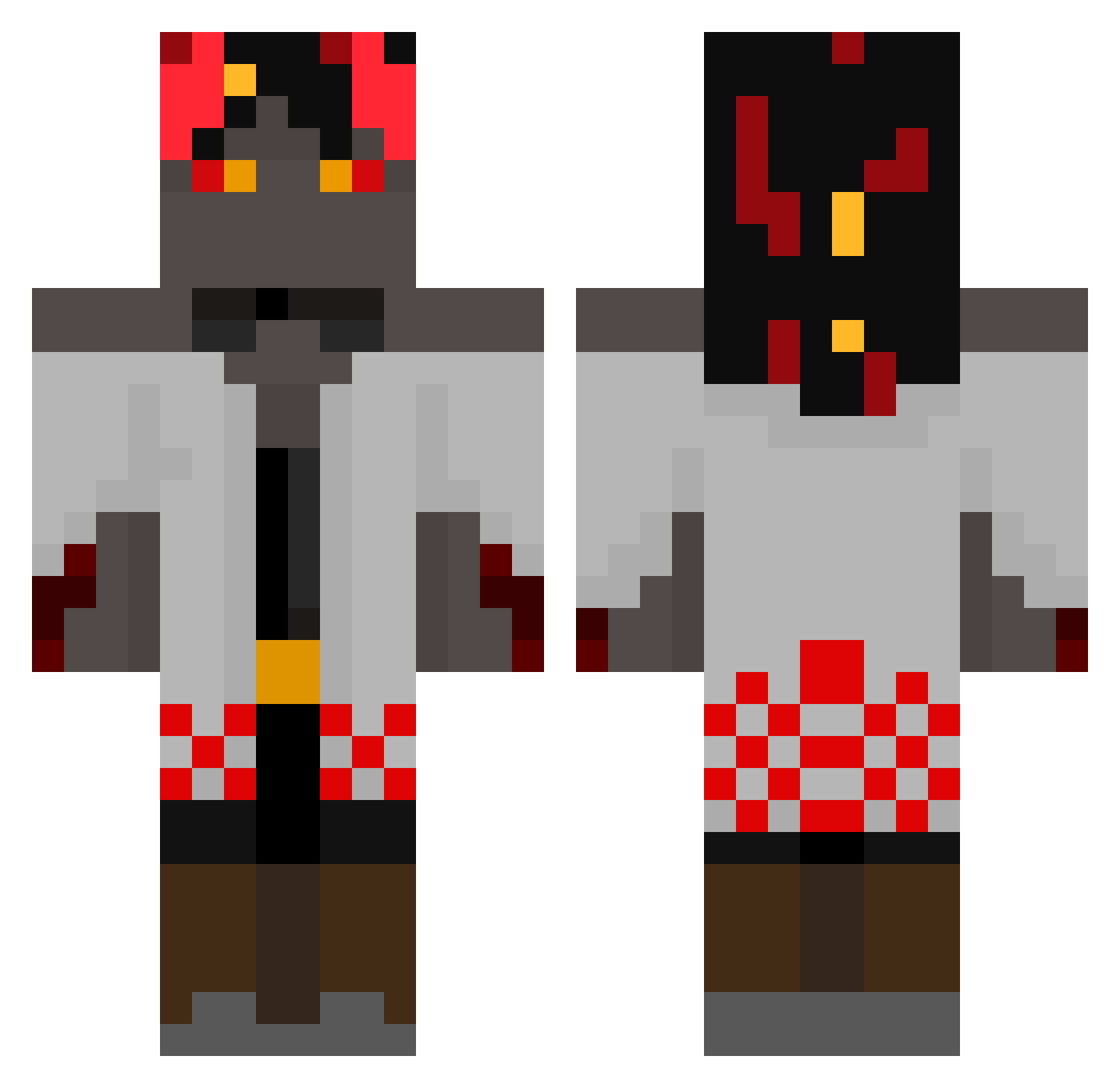silverskull2021 Minecraft skin, front and back view
