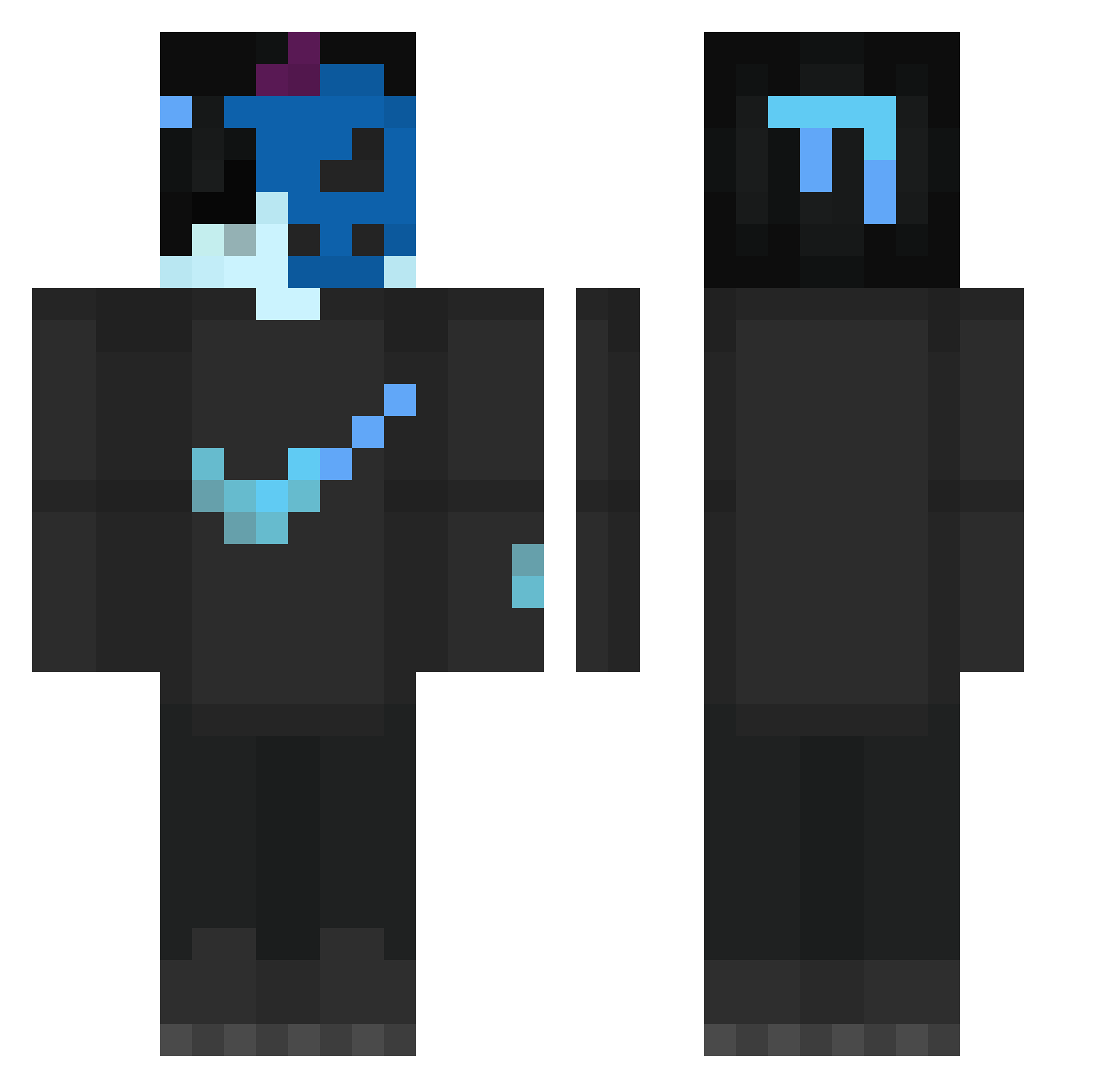 Mohit__69 Minecraft skin, front and back view