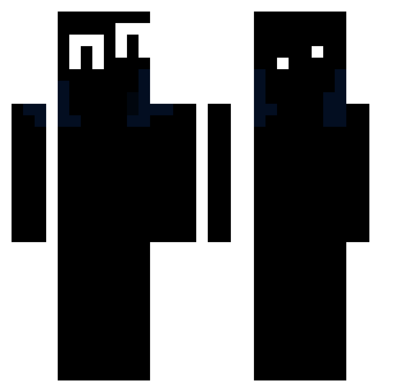 OogaBooga_____ Minecraft skin, front and back view