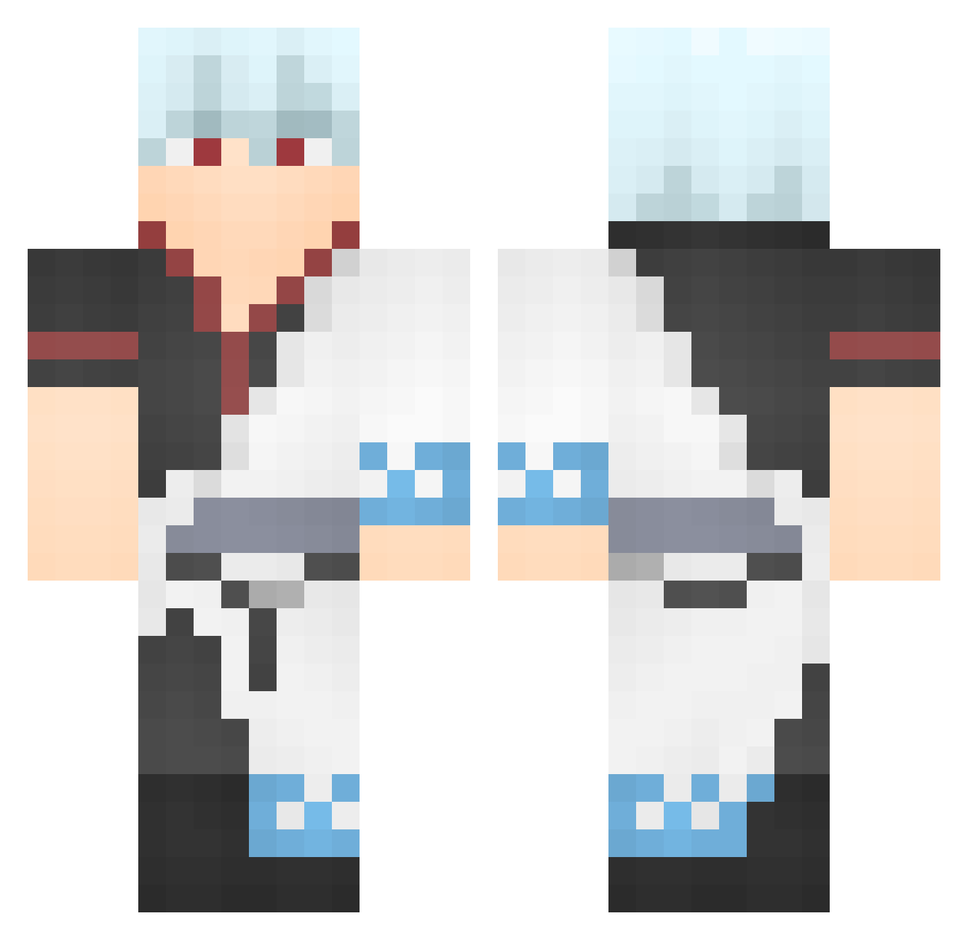 AnhHT Minecraft skin, front and back view