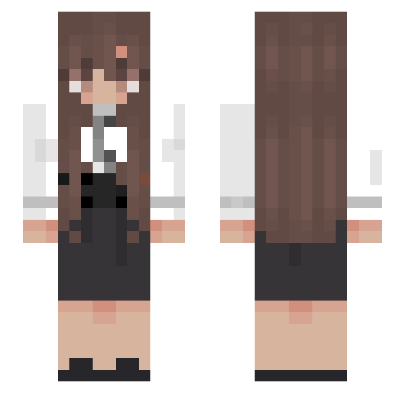 T3DDY_3421 Minecraft skin, front and back view