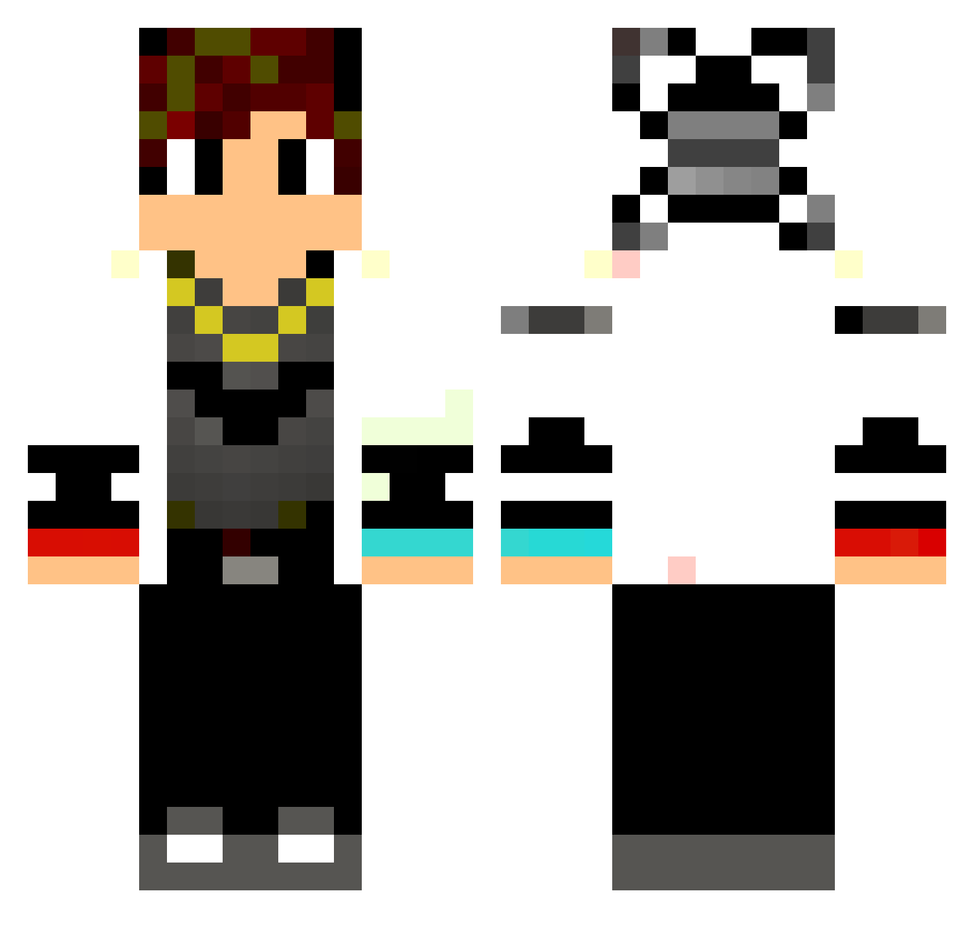 vadim_dlt Minecraft skin, front and back view