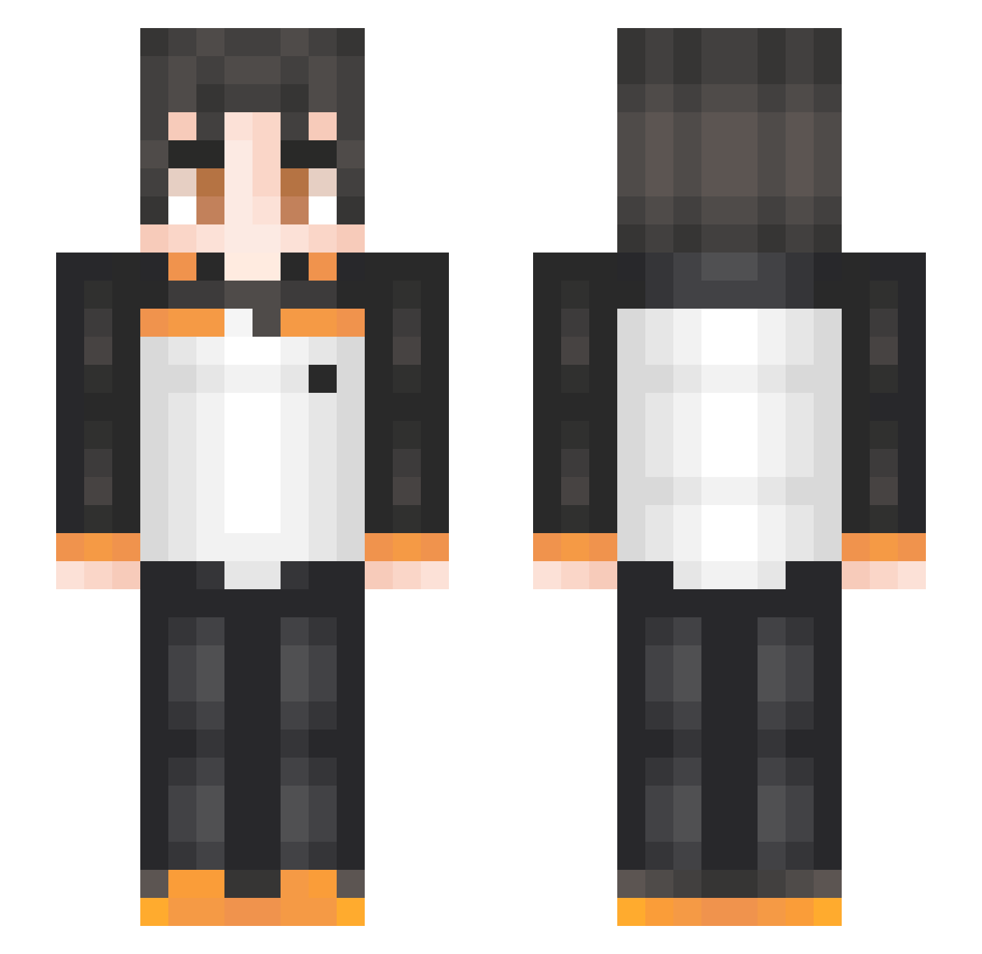 randomperson1420 Minecraft skin, front and back view