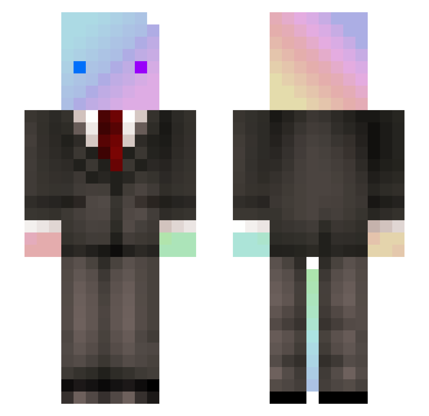 xrezz_ Minecraft skin, front and back view