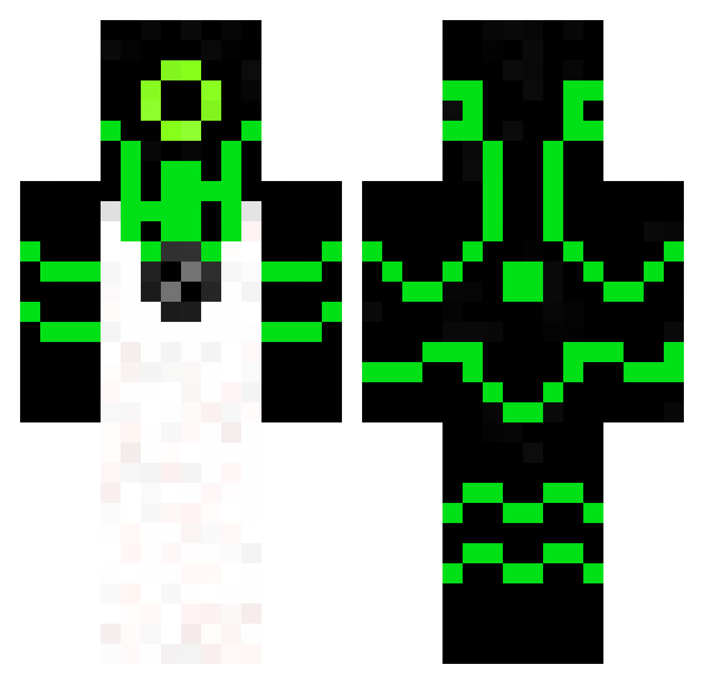 RodspammerGR Minecraft skin, front and back view