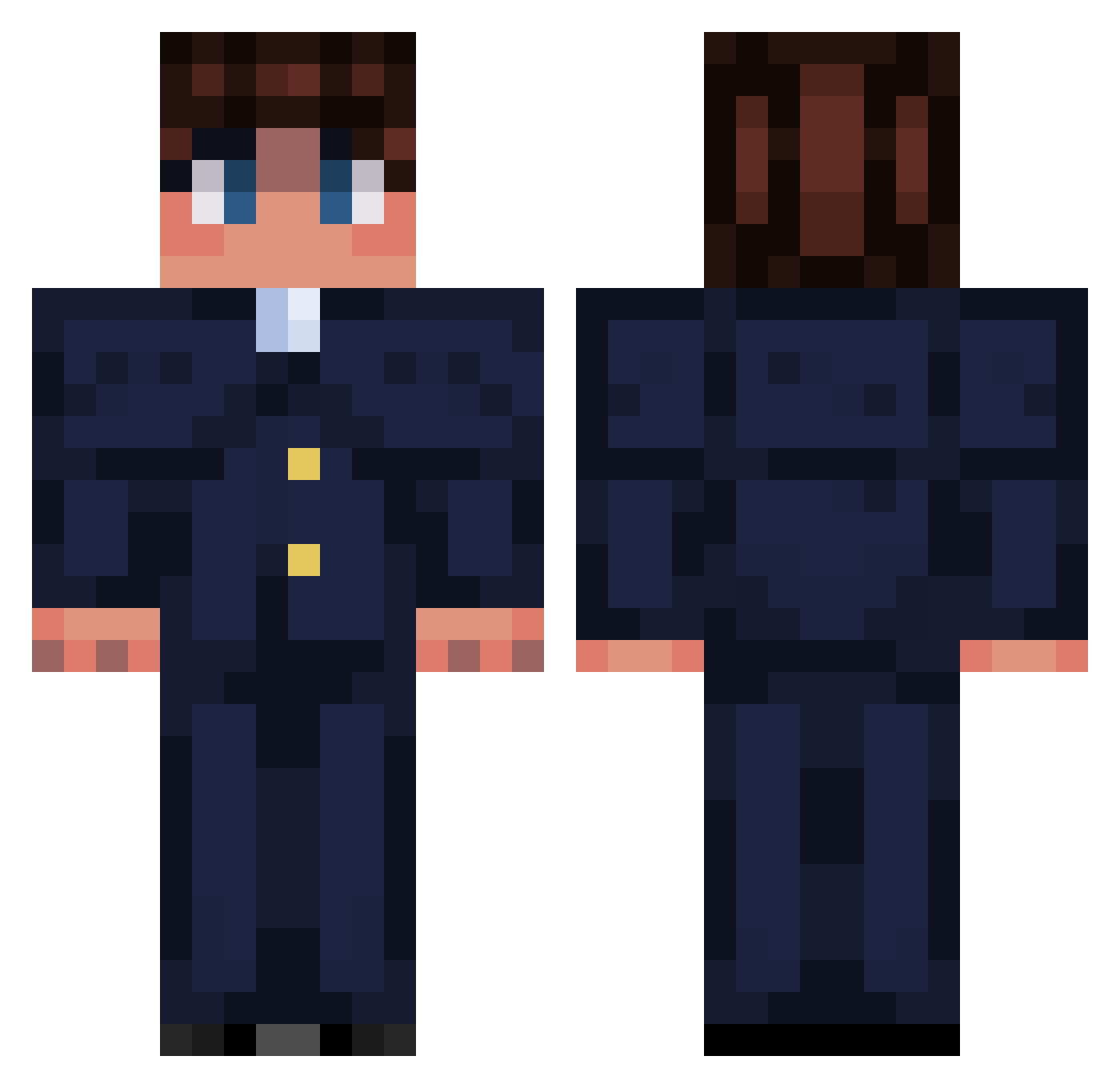Alexander__V Minecraft skin, front and back view