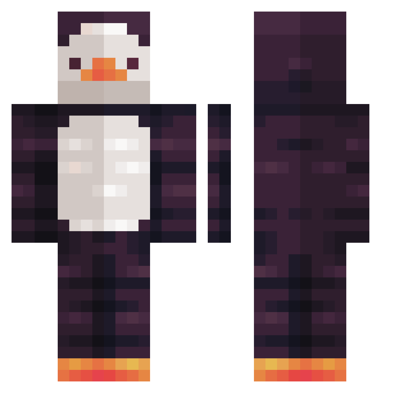 salzy__ Minecraft skin, front and back view