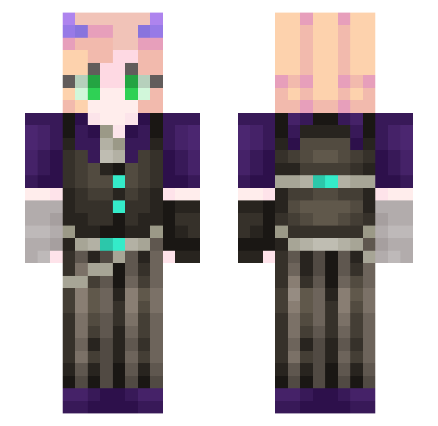 RatTactics_ Minecraft skin, front and back view