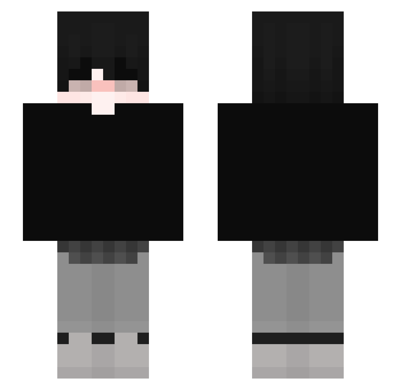 zAlexito__ Minecraft skin, front and back view