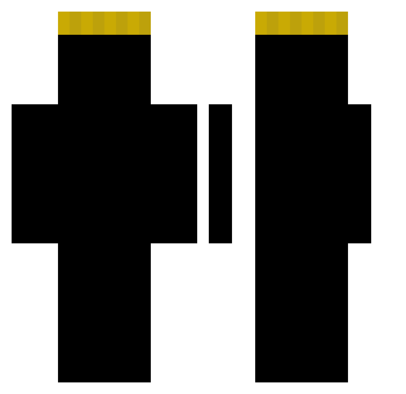 qwilzY366 Minecraft skin, front and back view