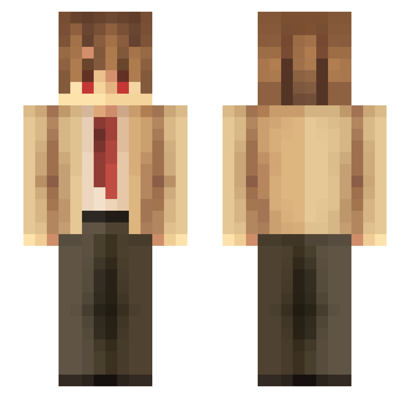 serenid_ Minecraft skin, front and back view