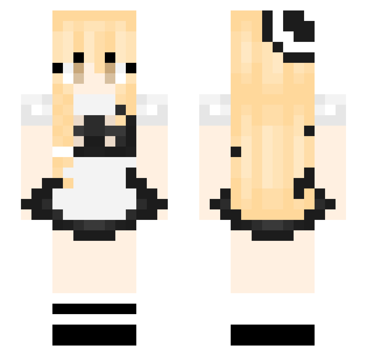 sulo9 Minecraft skin, front and back view