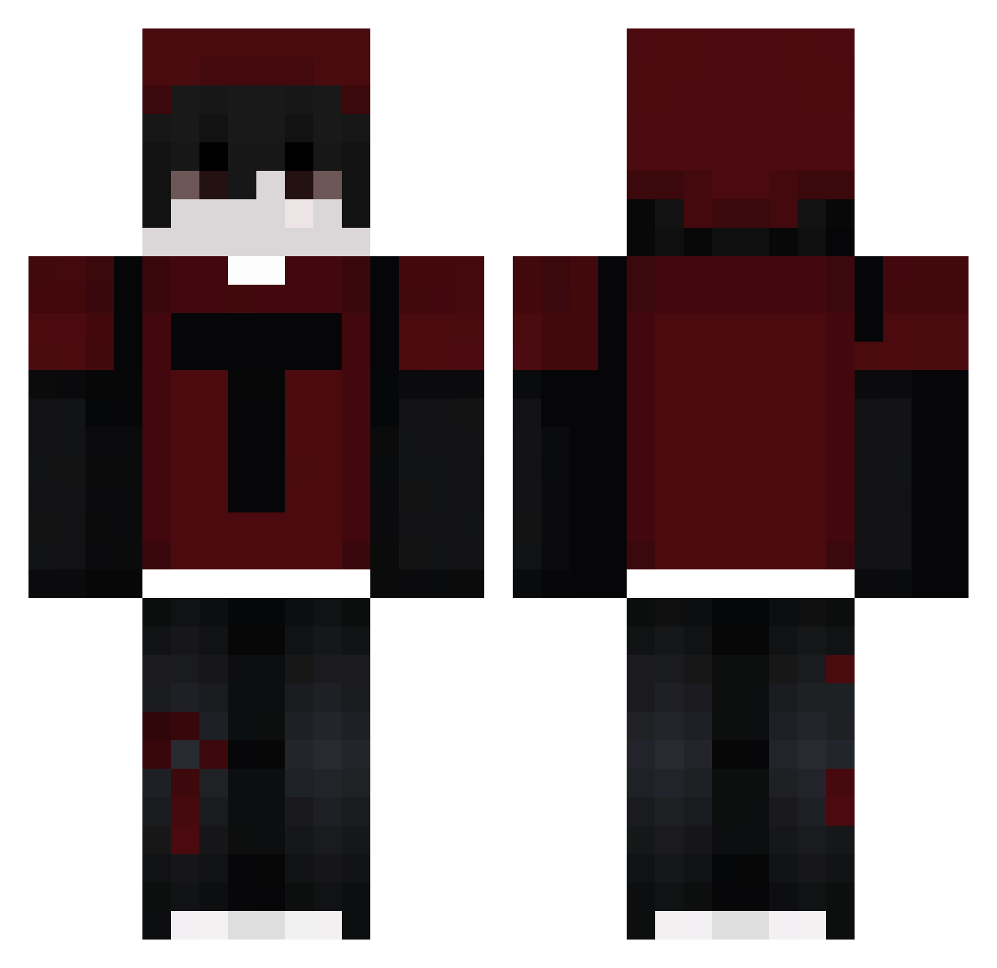 TawanGTZ Minecraft skin, front and back view
