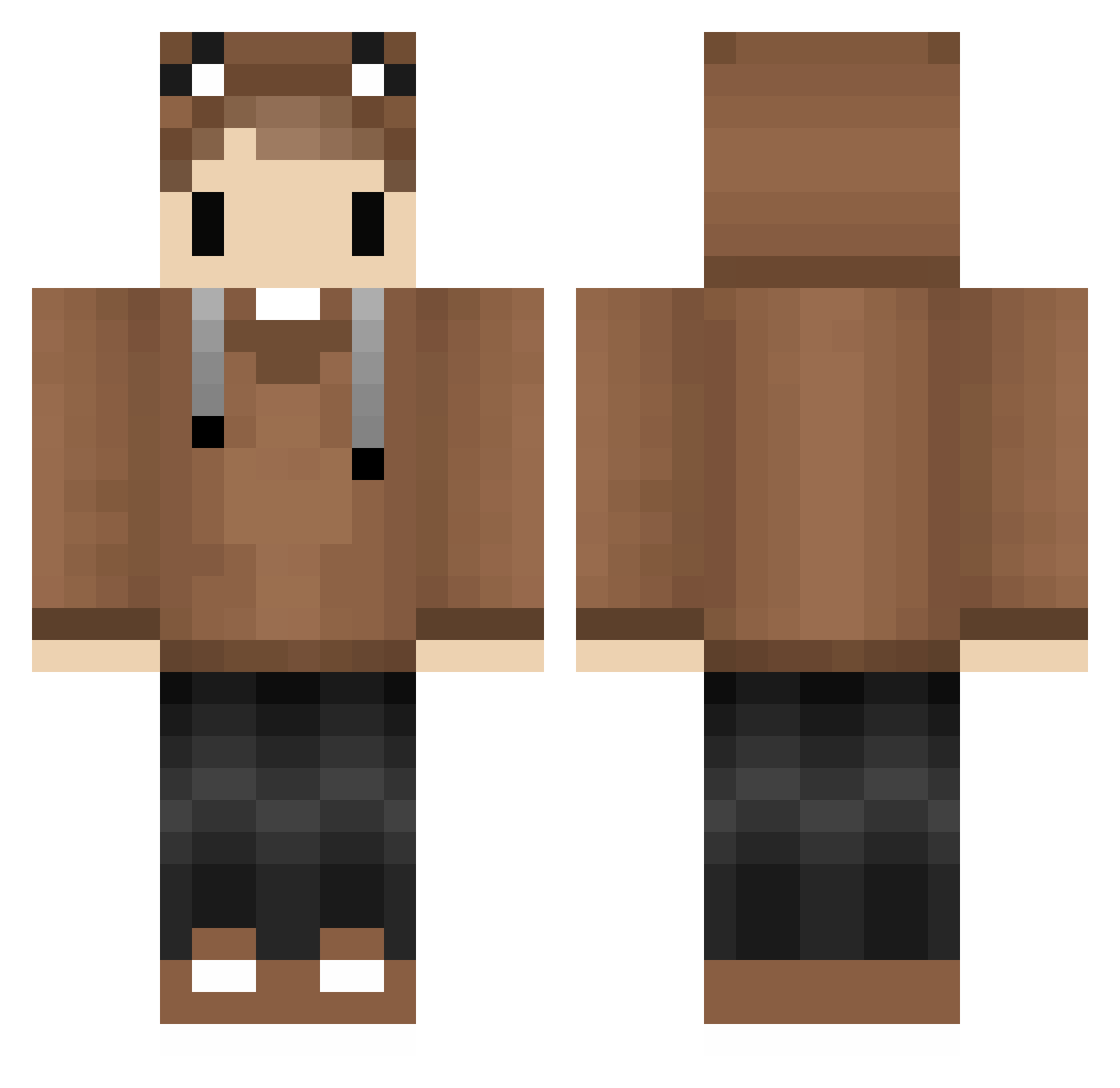 Marfaxik_ Minecraft skin, front and back view