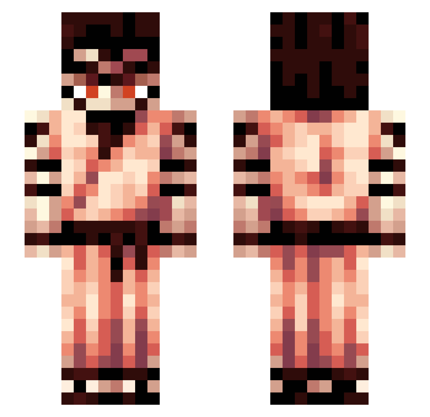 Saladass_ Minecraft skin, front and back view
