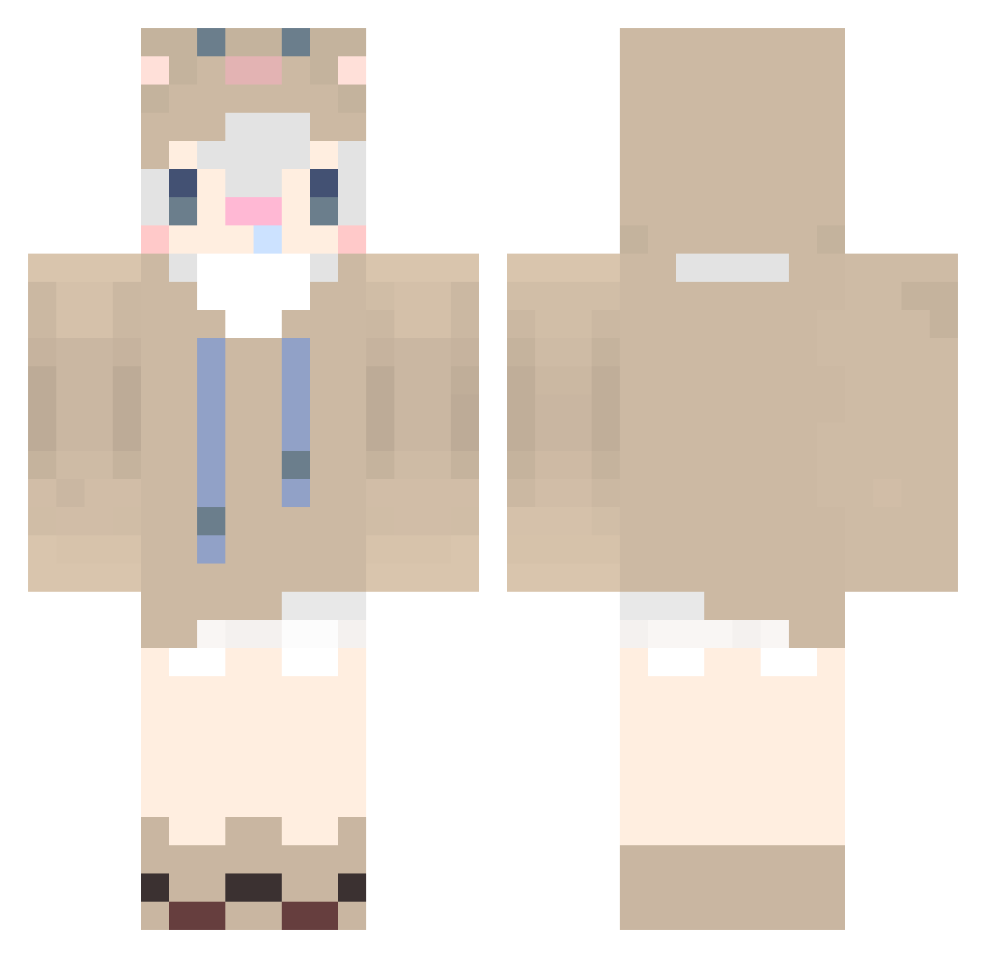 temaru1224 Minecraft skin, front and back view