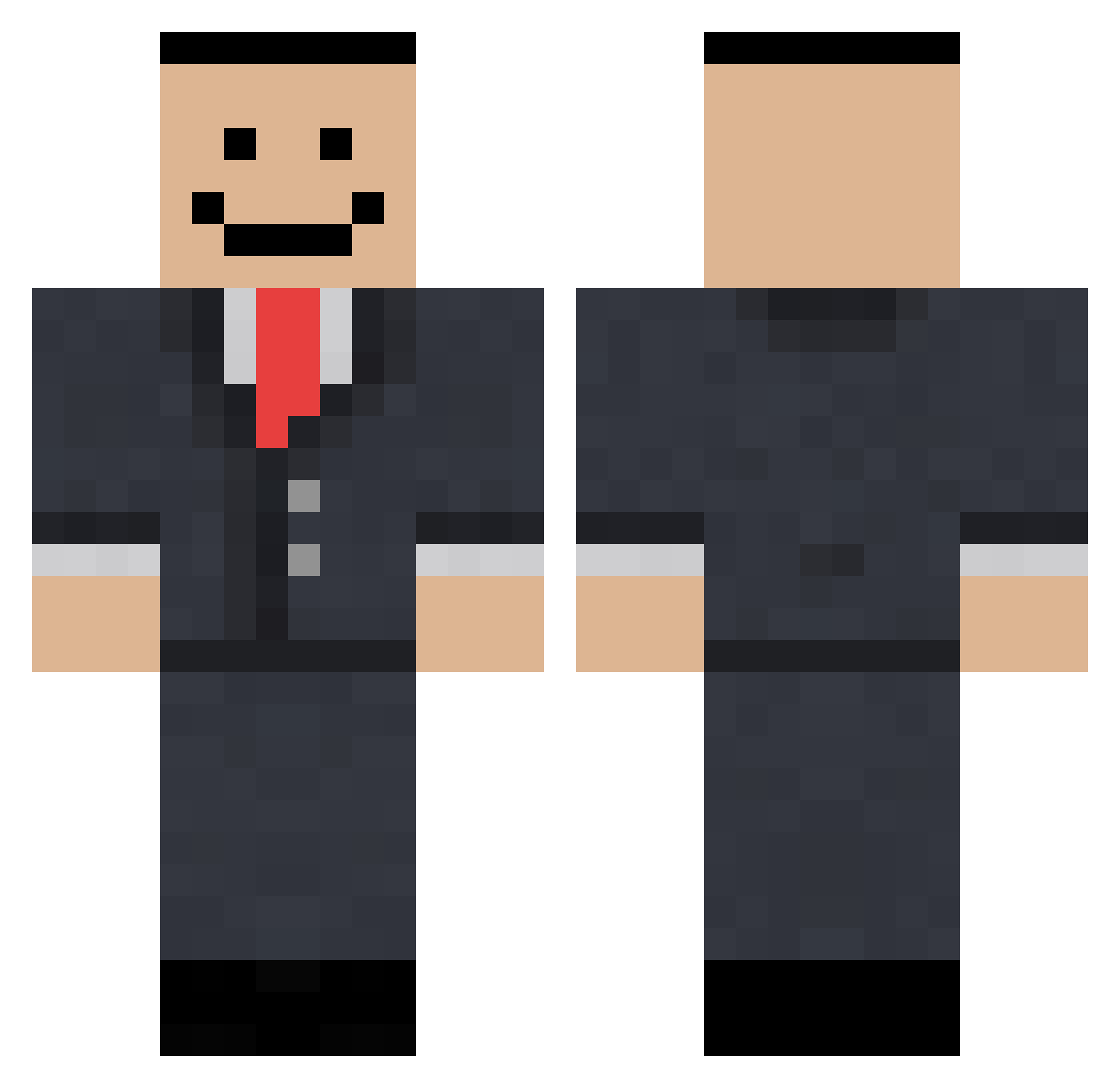 g_r_u_m_m Minecraft skin, front and back view