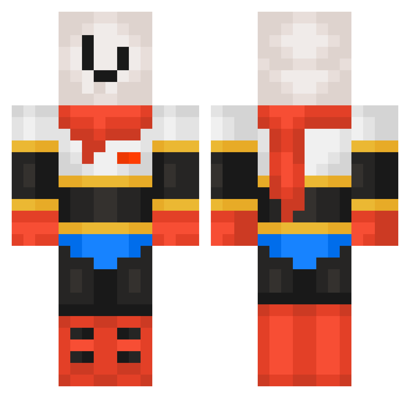 pau_fruit Minecraft skin, front and back view