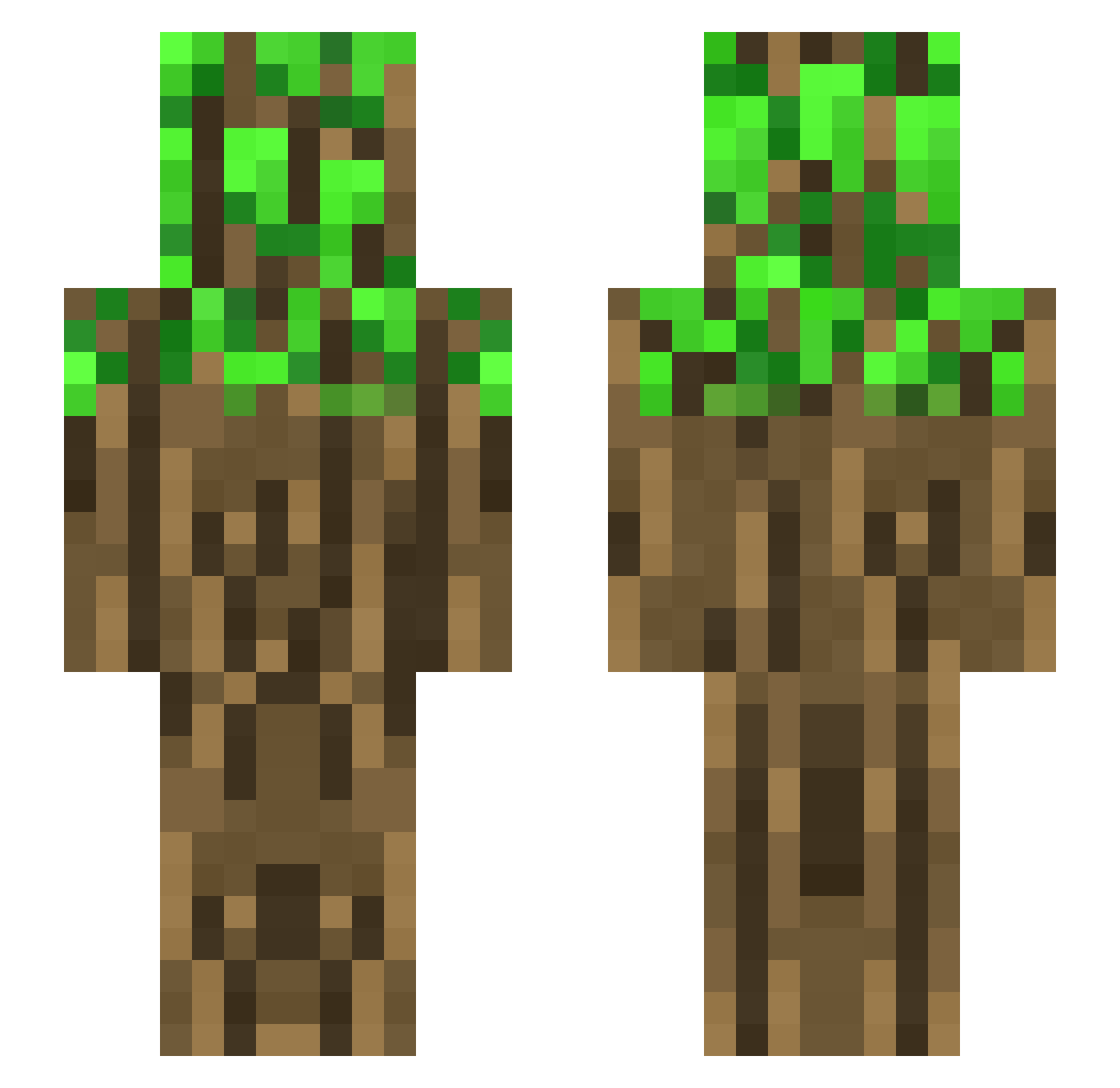 thesonofhades69 Minecraft skin, front and back view