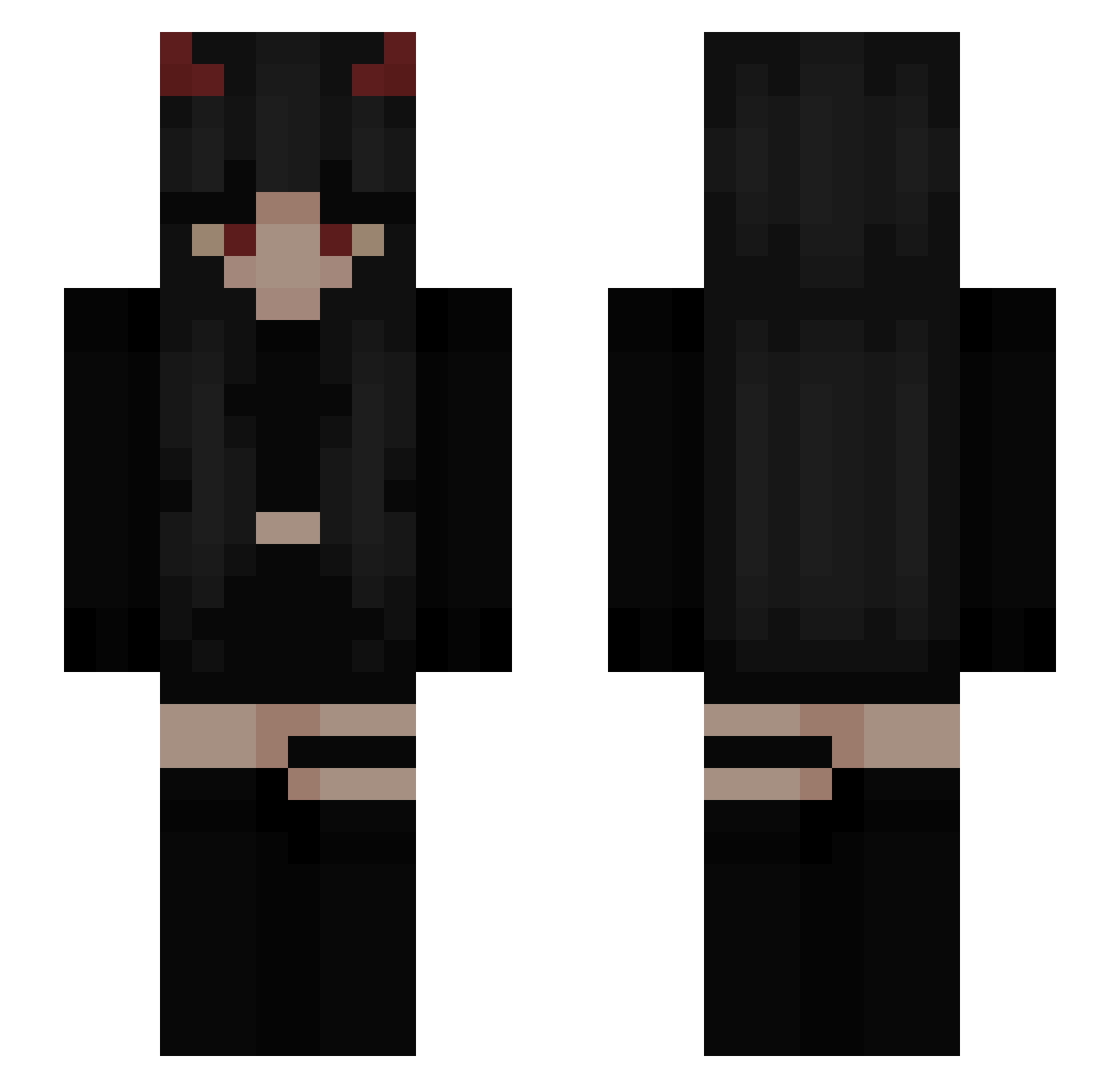 vviksonn Minecraft skin, front and back view
