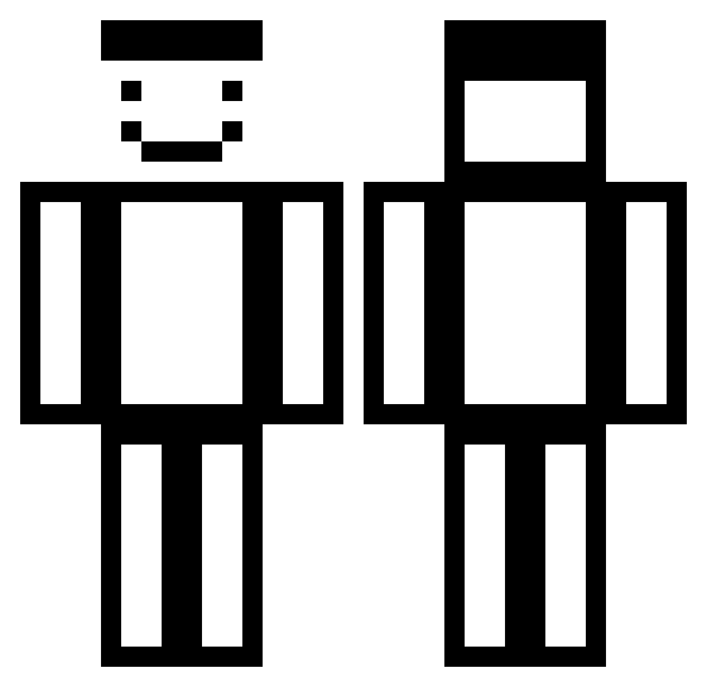 Prince_7379 Minecraft skin, front and back view