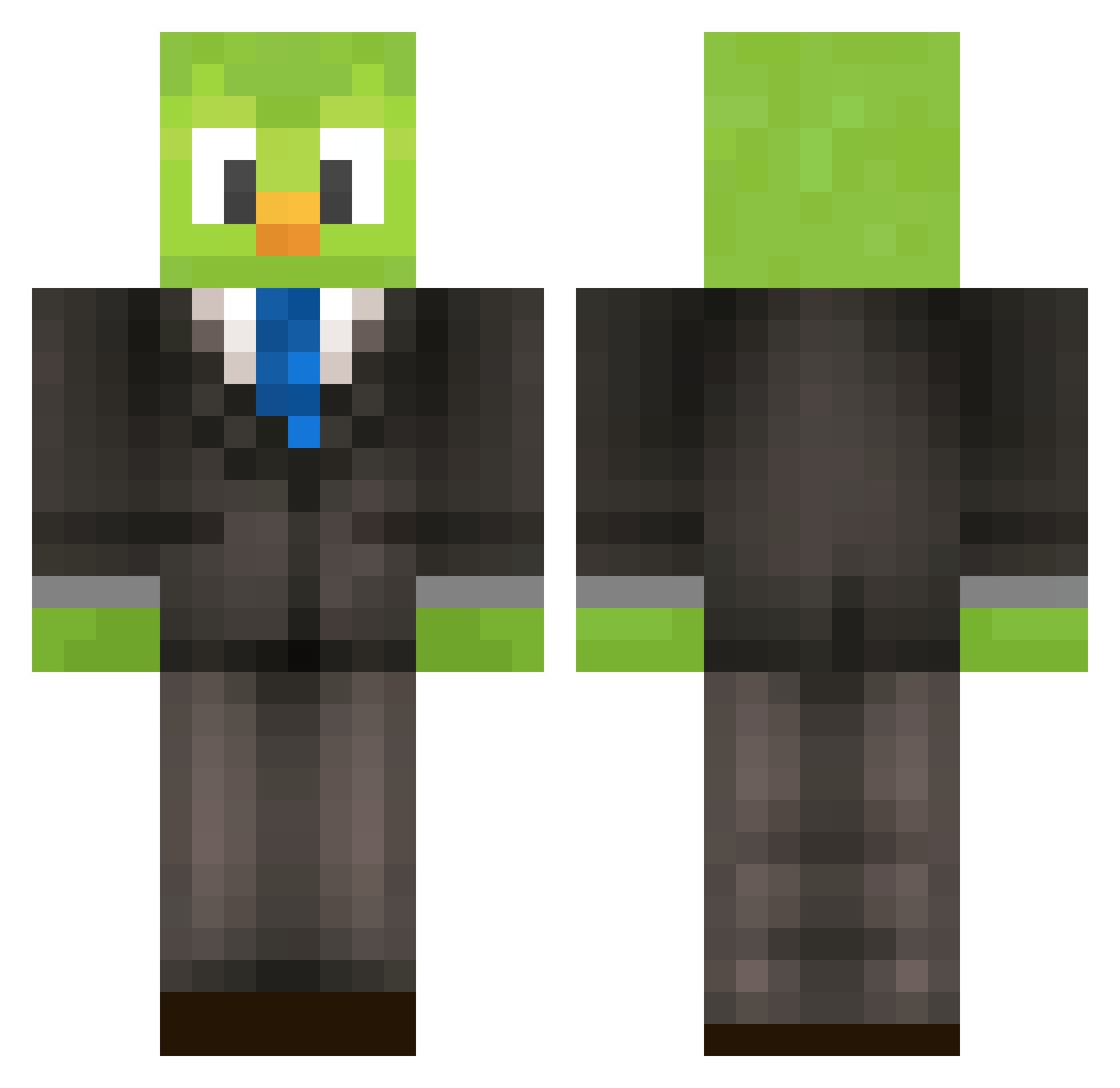 selimgoril Minecraft skin, front and back view