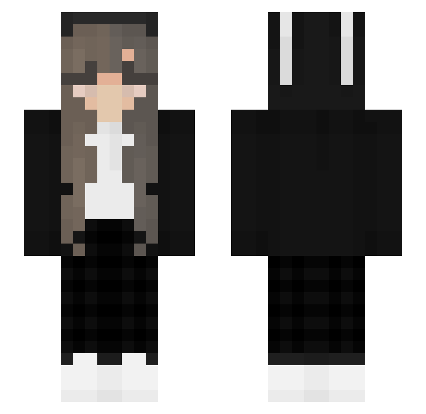 xihuan Minecraft skin, front and back view
